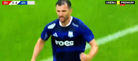 Μπραν - Απόλλων Λεμεσού 0-1: «Χτύπησε» με Όζμπολτ και απέκτησε προβάδισμα ενόψει ΠΑΟΚ ή Άντερλεχτ (video)
