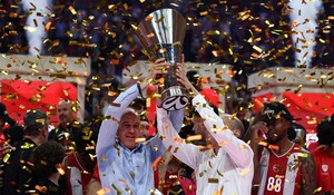 Final Four 2026: Η απονομή της EuroLeague στον Ολυμπιακό (pics)
