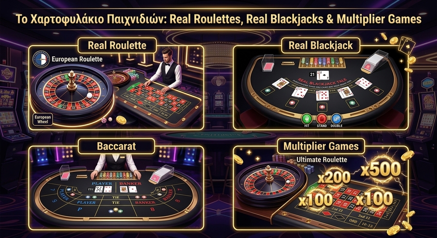 Real Dealer Studios - Φρουτάκια & Παιχνίδια Live Casino