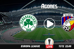 Παναθηναϊκός - Πλζεν Live Streaming*