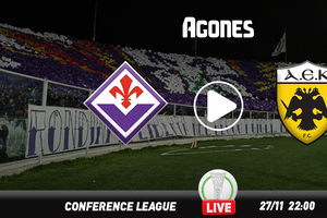 Φιορεντίνα - ΑΕΚ κανάλι: Πού θα δείτε τη σπουδαία αναμέτρηση της «Ένωσης» στην Φλωρεντία