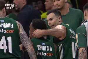Ολυμπιακός - Παναθηναϊκός: Το buzzer του Σορτς στη λήξη του ημιχρόνου (video)