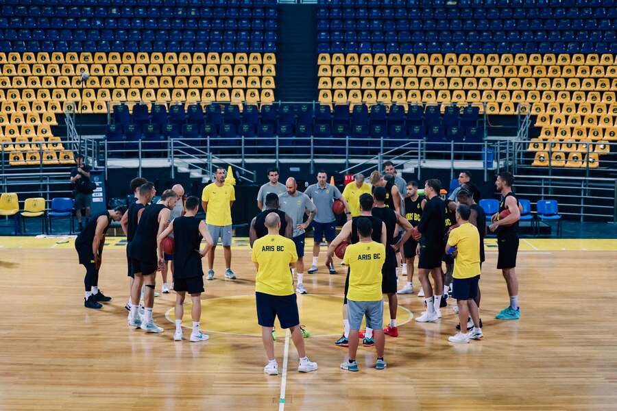 Άρης: Η πρώτη προπόνηση του Σπανούλη (pics)