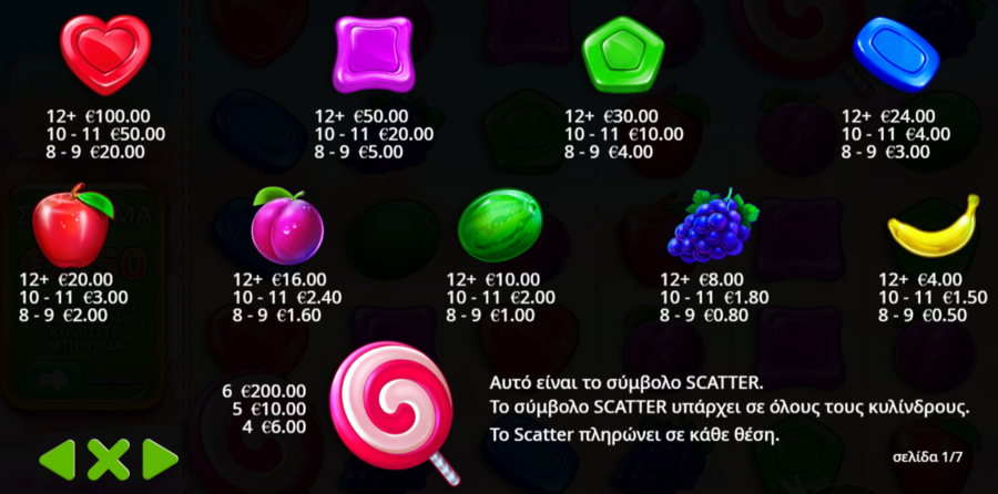 Φρουτάκι Sweet Bonanza