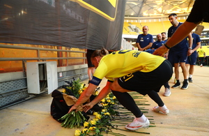 AEK: Συγκίνηση στη Νέα Φιλαδέλφεια για Μιχάλη Κατσούρη και Κώστα Λιάκκα