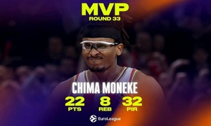 Ευρωλίγκα: MVP της 33ης αγωνιστικής ο Μονέκε