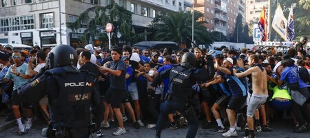 Μαρσέιγ: Επεισόδια μεταξύ οπαδών και ισπανικής αστυνομίας (video)