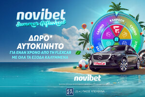 Novibet Δωροτροχός x FlexCar: Το ΔΩΡΟ της χρονιάς!