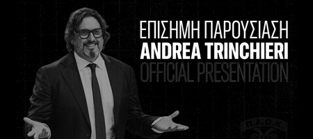 ΠΑΟΚ: Live η παρουσίαση του Αντρέα Τρινκιέρι (video)
