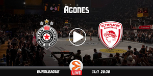 Παρτιζάν - Ολυμπιακός Live Streaming*