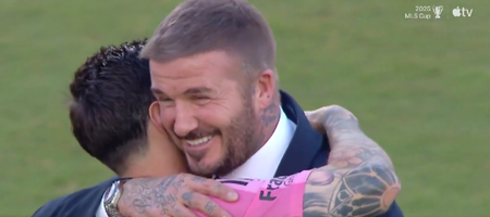 Η στιγμή των θρύλων: Η αγκαλιά Μέσι και Μπέκαμ μετά τον τίτλο του MLS (video)