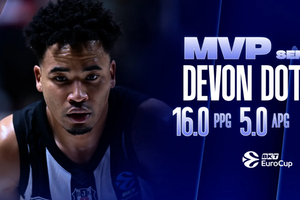 Ο Ντεβόν Ντότσον mvp των ημιτελικών του Eurocup