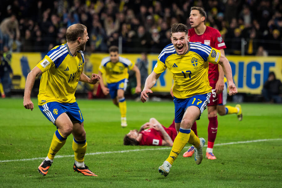 Μουντιάλ 2026: Ο Γκιόκερερς «ξέρανε» την Πολωνία στο 88’ και έστειλε την Σουηδία στο Παγκόσμιο Κύπελλο! (video)