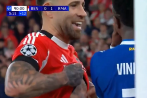 Μπενφίκα - Ρεάλ: Ο Οταμέντι «πικάρε» τον Βινίσιους με... τατουάζ του Μουντιάλ (video)