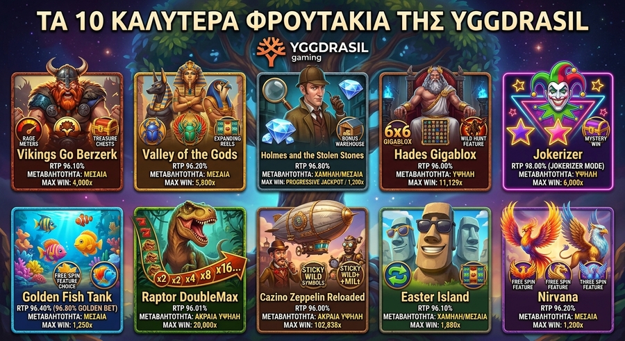 Yggdrasil Gaming - Φρουτάκια & GEM Mechanics Live Casino