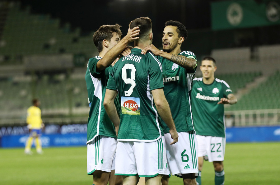 Παναθηναϊκός – Παναιτωλικός 2-1: «Καθάρισαν» με Σπόραρ οι «πράσινοι» κι ανέβηκαν στην κορυφή (video)