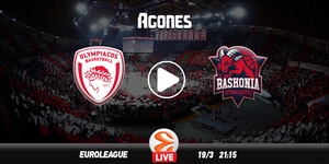 Ολυμπιακός - Μπασκόνια Live Streaming*
