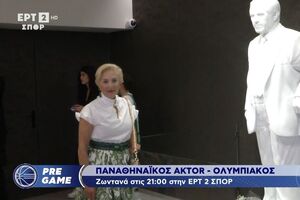 Στο άγαλμα του Παύλου Γιαννακόπουλου η σύζυγός του (video)