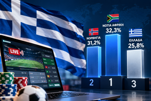 Online τζόγος: Η Ελλάδα στην 3η θέση παγκοσμίως – Πάνω από Βρετανία και ΗΠΑ!