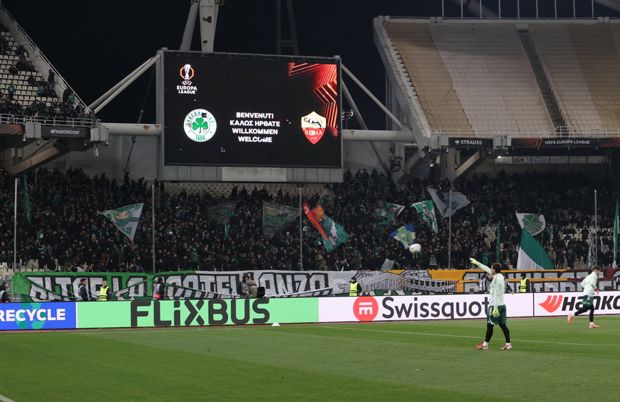 Παναθηναϊκός: «Καμπάνα» από την UEFA στους «πράσινους» για το ματς με τη Ρόμα