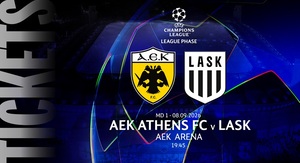 ΑΕΚ - ΛΑΣΚ: Σε κυκλοφορία τα εισιτήρια του σπουδαίου αγώνα της πρεμιέρας του Τσάμπιονς Λιγκ - Τιμές και γενικές πληροφορίες