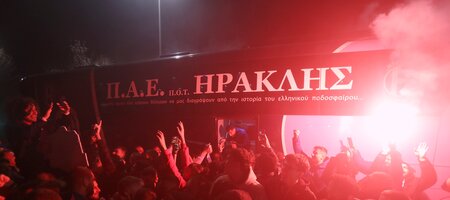 Ηρακλής: Πανικός στην επιστροφή του «Γηραιού» στη Θεσσαλονίκη, έγινε η νύχτα… μέρα! (video)