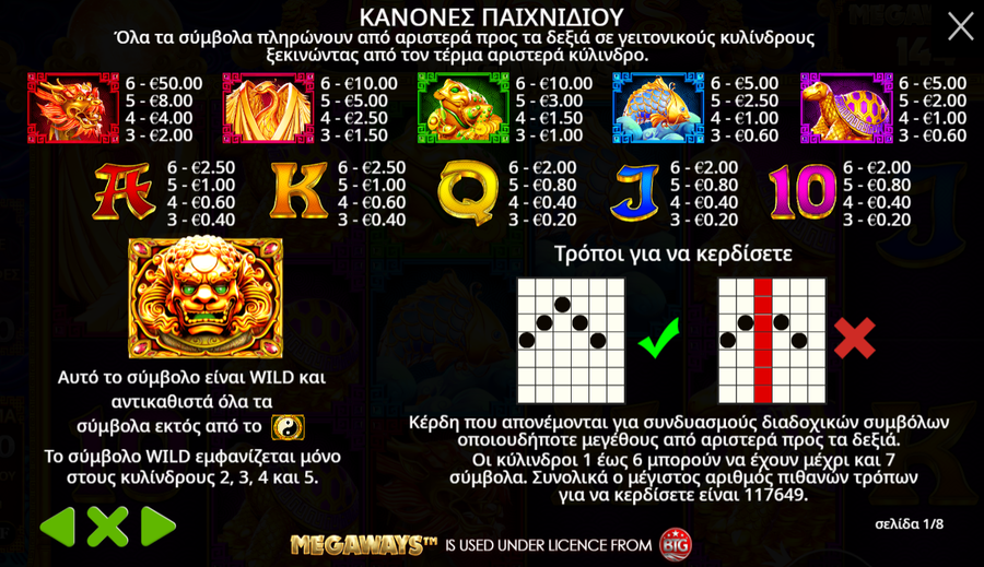Φρουτάκι 5 Lions Megaways
