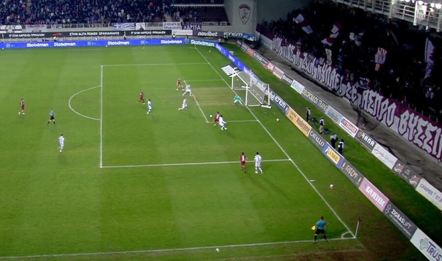 ΑΕΛ Novibet - ΠΑΟΚ: Η απίθανη ευκαιρία του Κακουτά και το ακυρωθέν αυτογκόλ του Κένι (video)