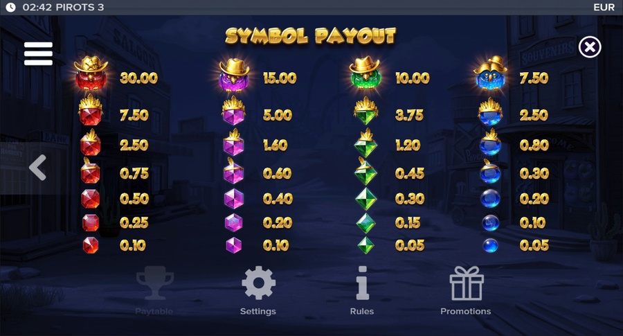 Φρουτάκι Pirots 3