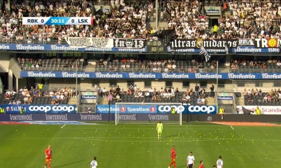 Οριστική διακοπή στο Ρόζενμποργκ - Λίλεστρομ λόγω διαμαρτυριών από τους οπαδούς για την ύπαρξη VAR (video)