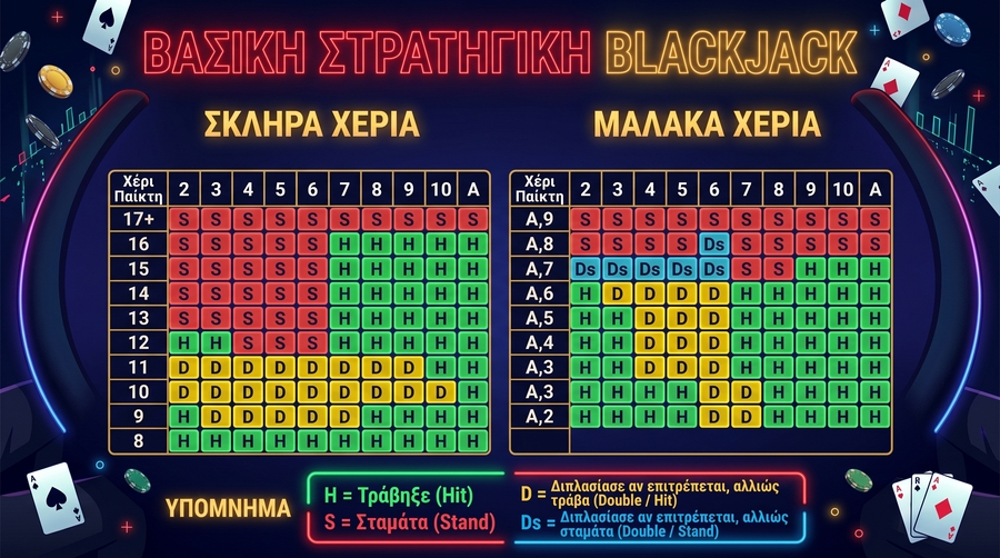 Blackjack Στρατηγική