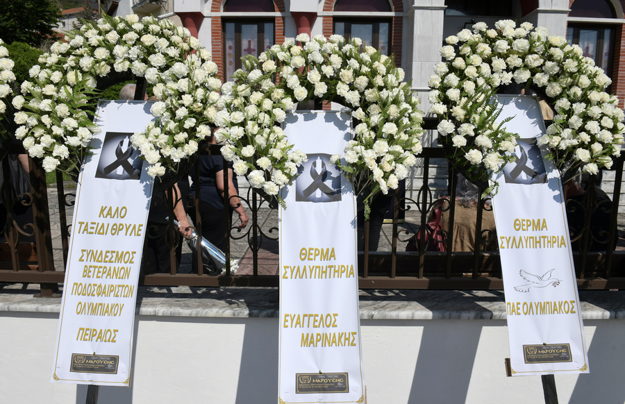 Παρασκευάς Άντζας: Θλίψη και οδύνη στο τελευταίο «αντίο»