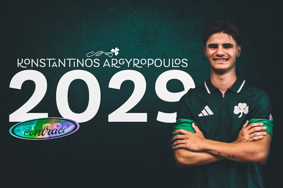 Παναθηναϊκός: Υπέγραψε επαγγελματικό συμβόλαιο με το «τριφύλλι» ο Αργυρόπουλος