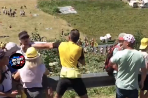 Άγριο επεισόδιο στο Tour de France: Δύο μεσήλικες αντάλλαξαν γροθιές στο Alpe d'Huez (video)