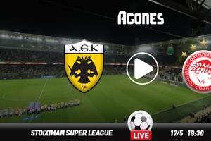 ΑΕΚ - Ολυμπιακός Live Streaming*