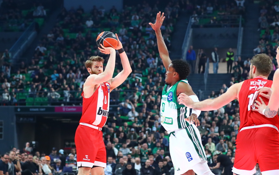 Παναθηναϊκός – Ολυμπιακός 94-101: «Άλωσαν» με 100αρα το T-Center οι «ερυθρόλευκοι» (video)