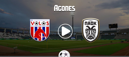 Βόλος - ΠΑΟΚ Live Streaming*