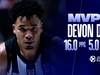 Ο Ντεβόν Ντότσον mvp των ημιτελικών του Eurocup