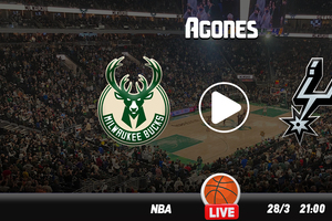 Μπακς - Σπερς Live Streaming*