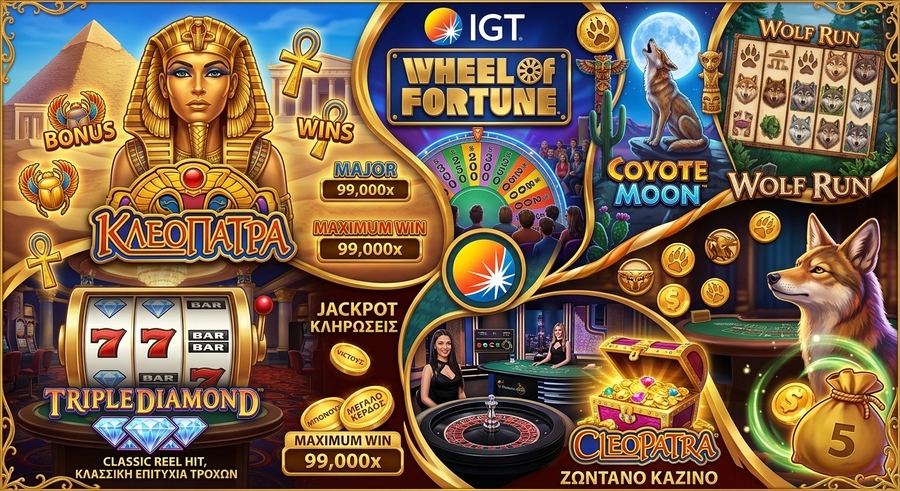 IGT - Φρουτάκια &  Παιχνίδια Live Casino
